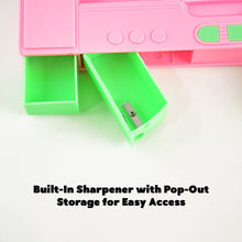 Multi Purpose Gadget Jumbo Pencil Box Compass  Jumbo 2 Side Slot Geometry Box Compass Use School , Traveling & Studio