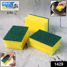 Scrub Sponge 2 in 1 PAD for Kitchen, Sink, Bathroom Cleaning Scrubber (3 Pc)